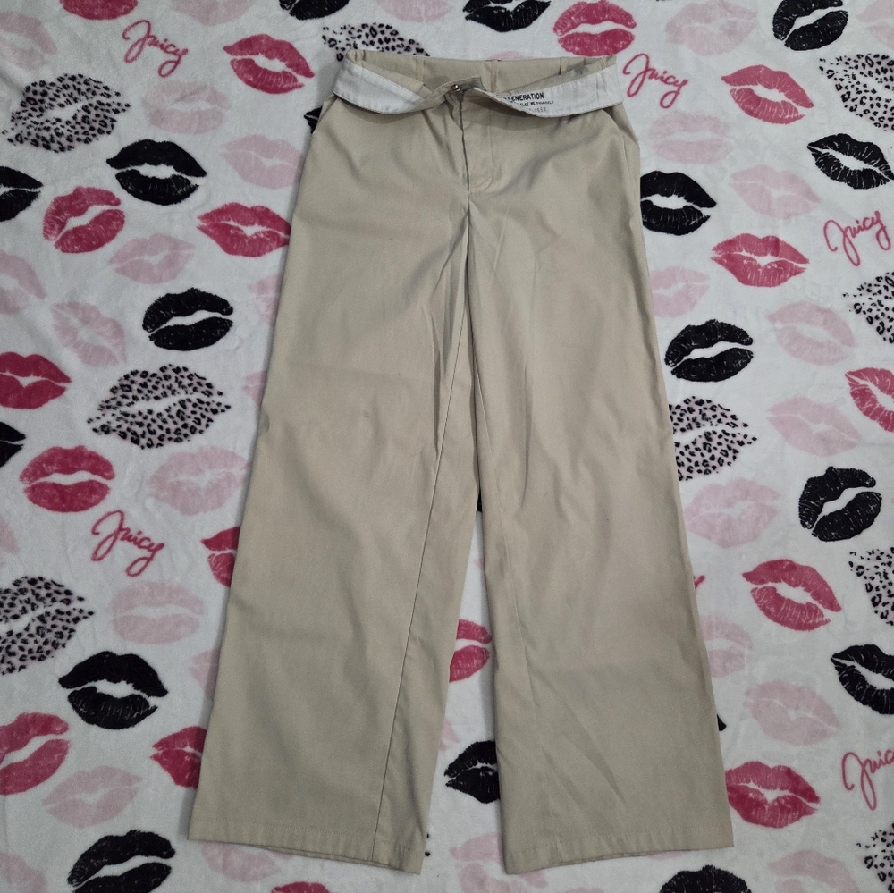 Cream Cargo Pants